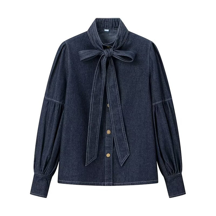 CELESTE DENIM BLOUSE
