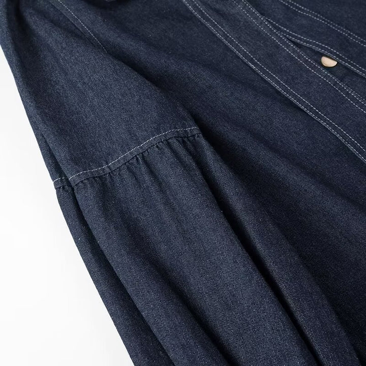 CELESTE DENIM BLOUSE