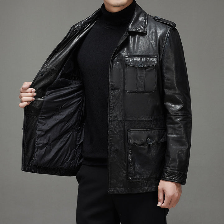 LUCIANO™ GENUINE LEATHER JACKET