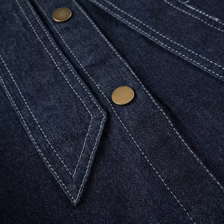 CELESTE DENIM BLOUSE