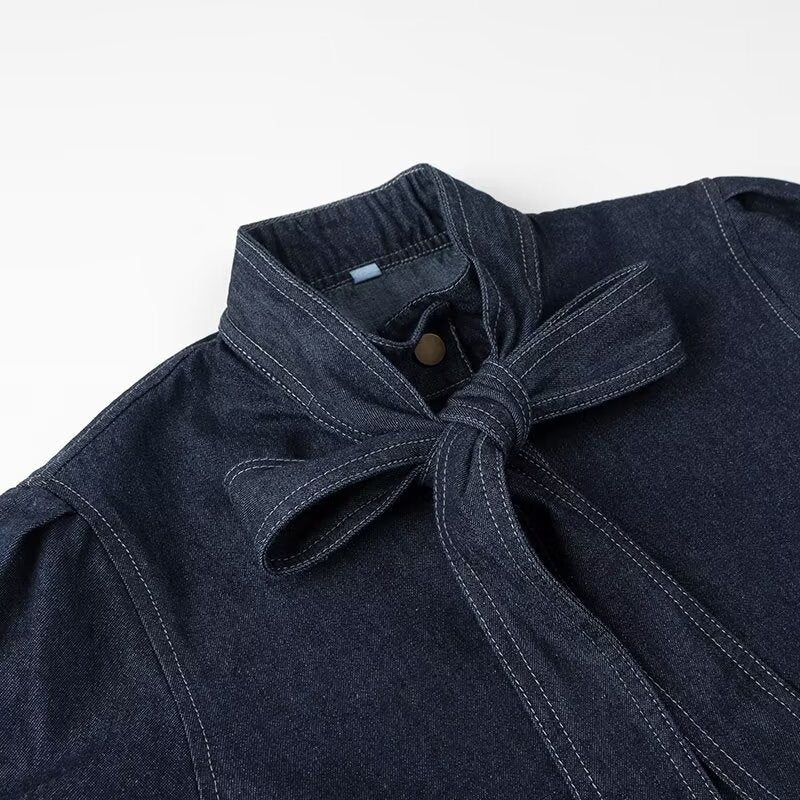 CELESTE DENIM BLOUSE