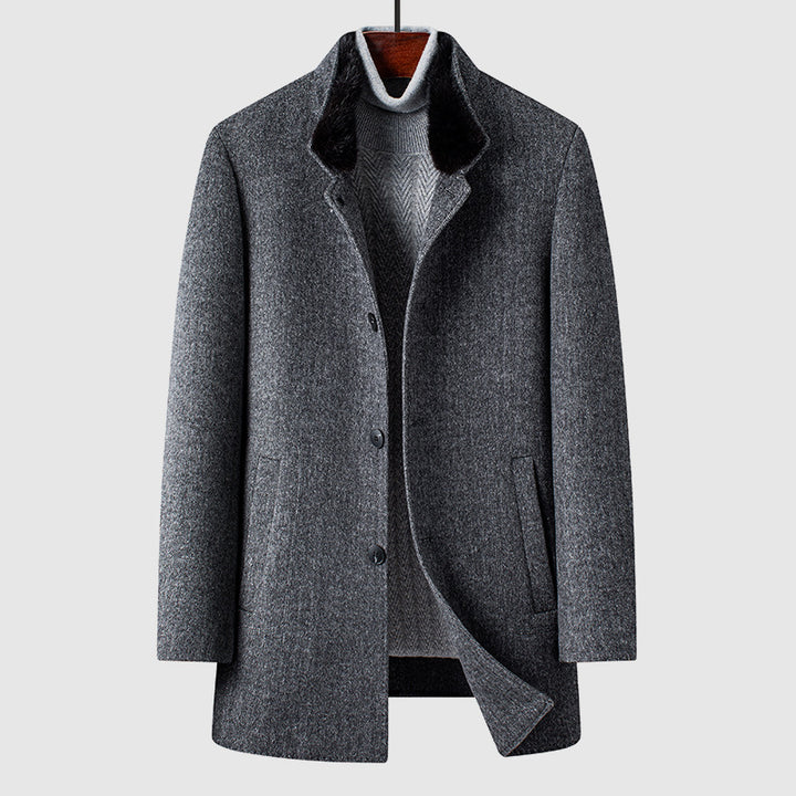 ENZO WOOL OVERCOAT