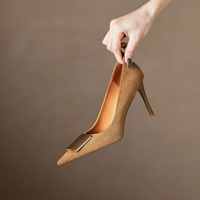 EDEN SUEDE LEATHER HEELS