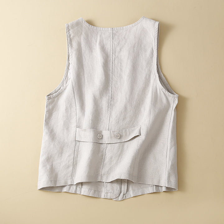 BRIDGET LINEN VEST