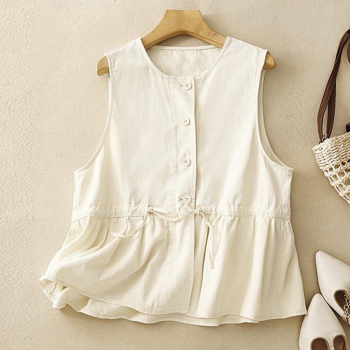 POLA LINEN VEST