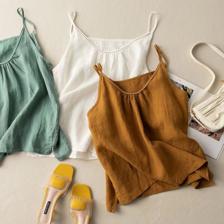 JULIA LINEN TOP