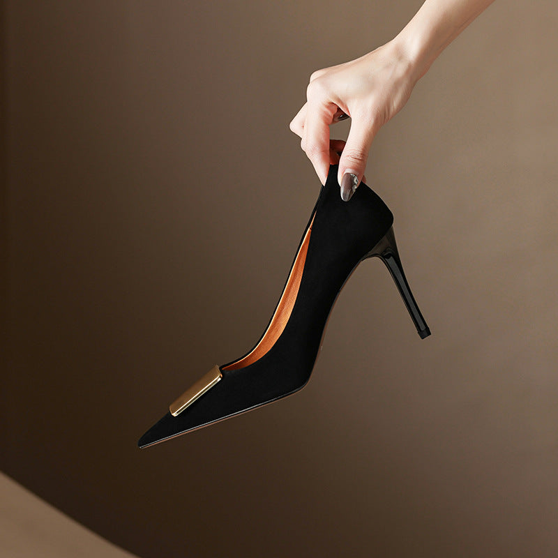 EDEN SUEDE LEATHER HEELS