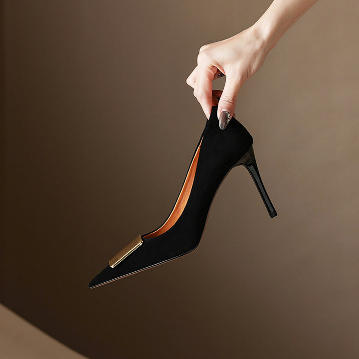 EDEN SUEDE LEATHER HEELS