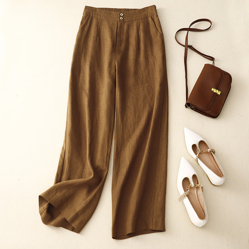 NATALIE™ LINEN TROUSERS