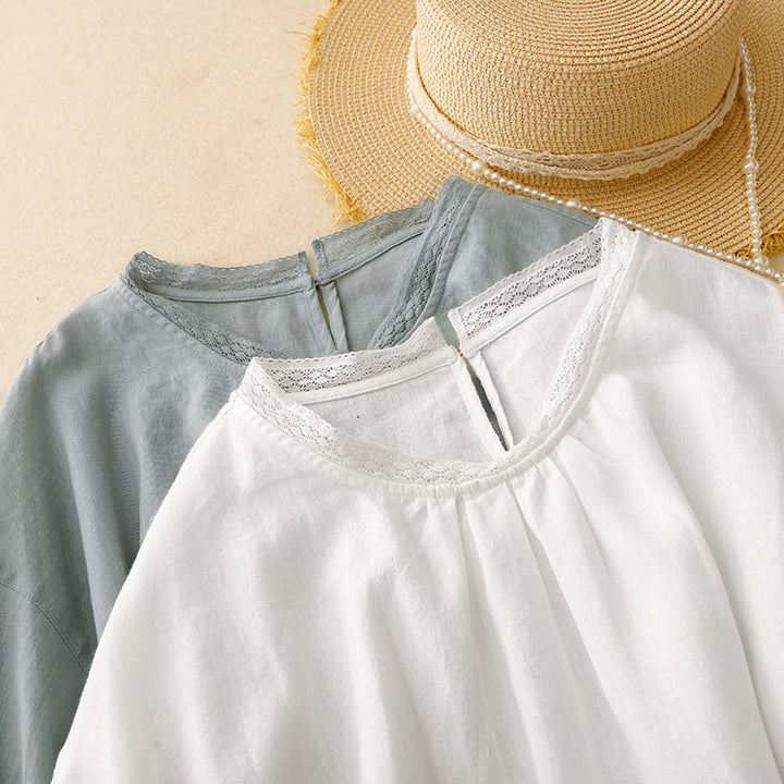 EDNA LINEN BLOUSE