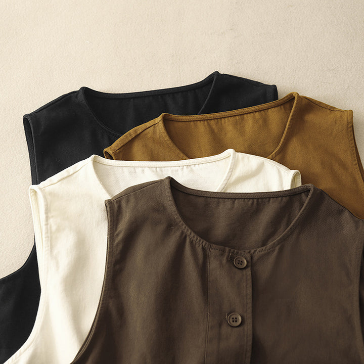 POLA LINEN VEST