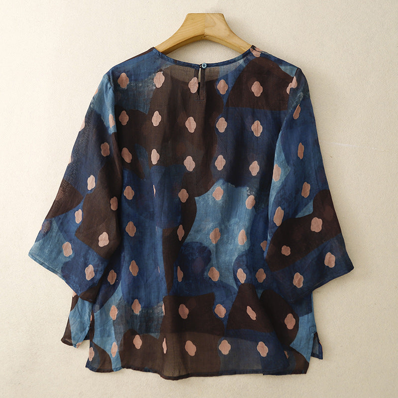 AMARA LINEN BLOUSE