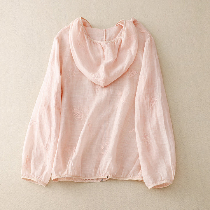 LIA LINEN HOODIE