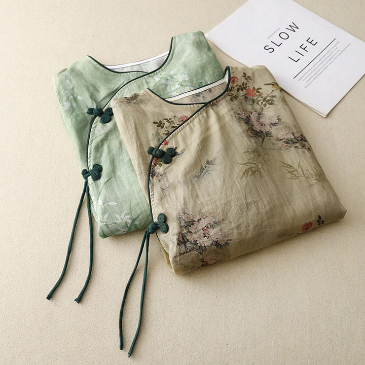 MELLY LINEN BLOUSE