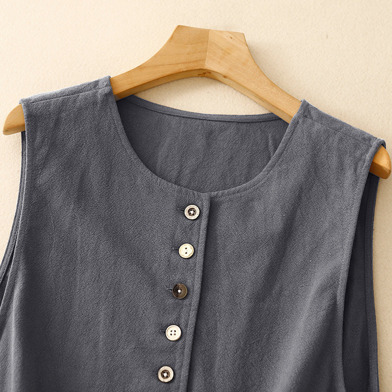 MARVA LINEN VEST