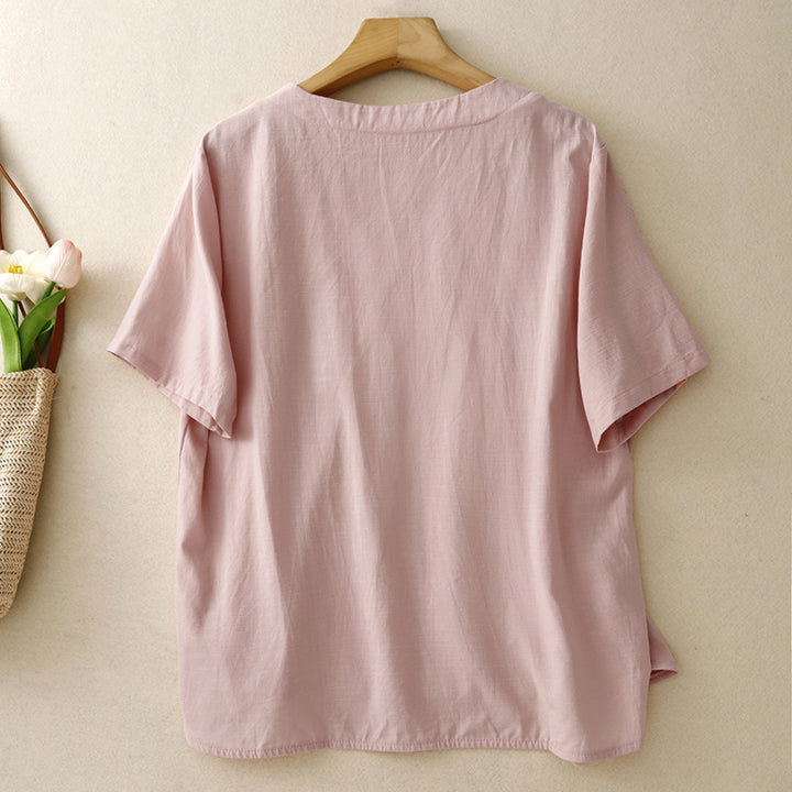 CLARA LINEN BLOUSE