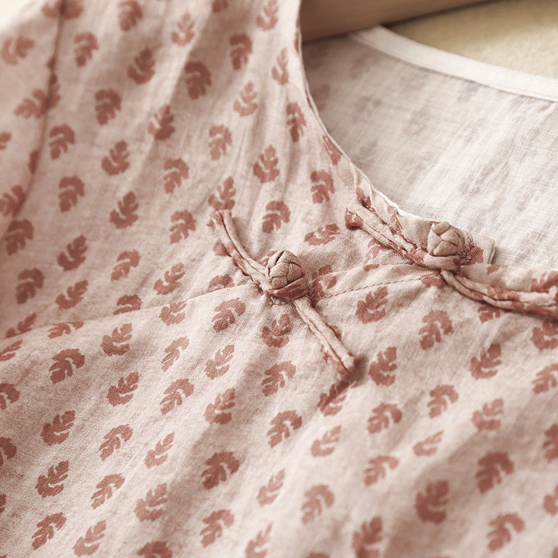 MADDIE LINEN BLOUSE