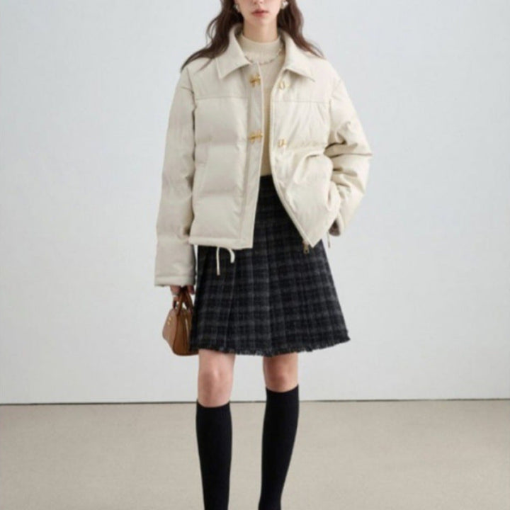 LAYLA™ LEATHER DOWN COAT