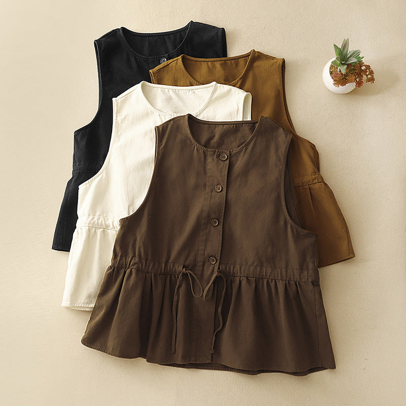 POLA LINEN VEST