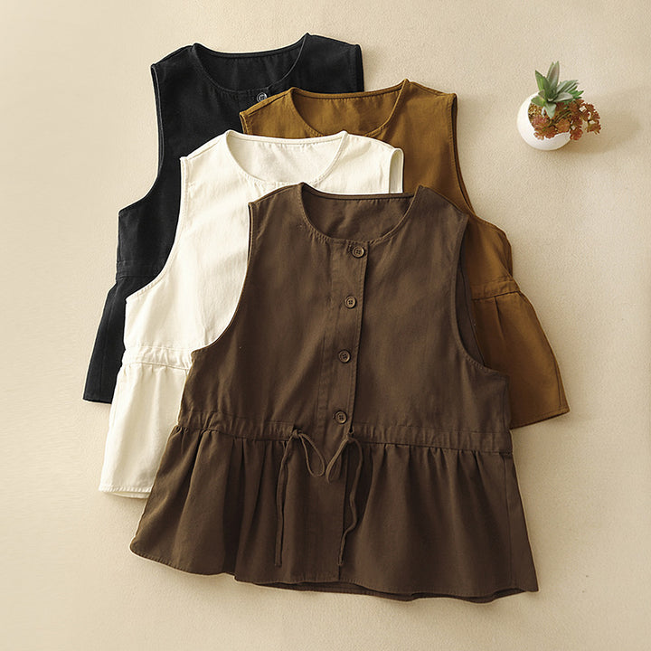 POLA LINEN VEST