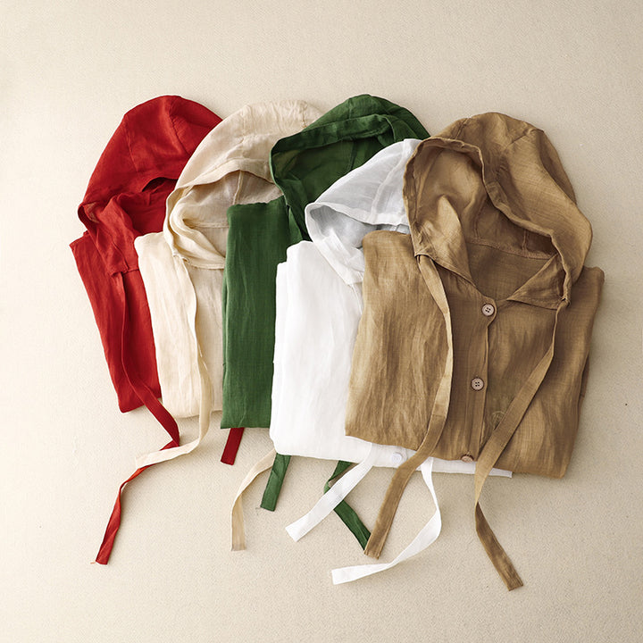 RADA LINEN HOODIE