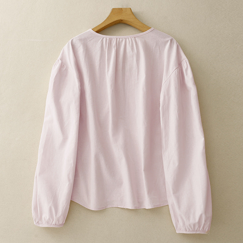 ROSA LINEN BLOUSE