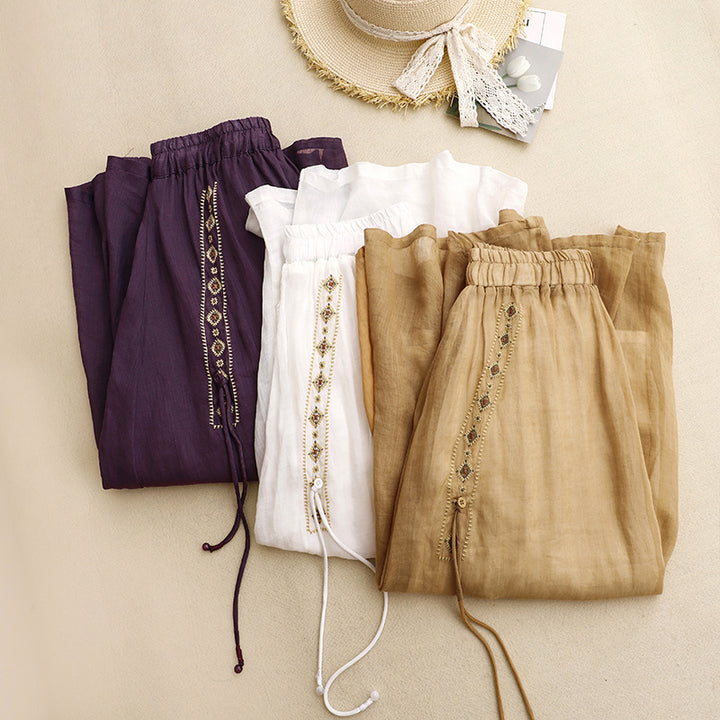 MONACO LINEN SKIRT
