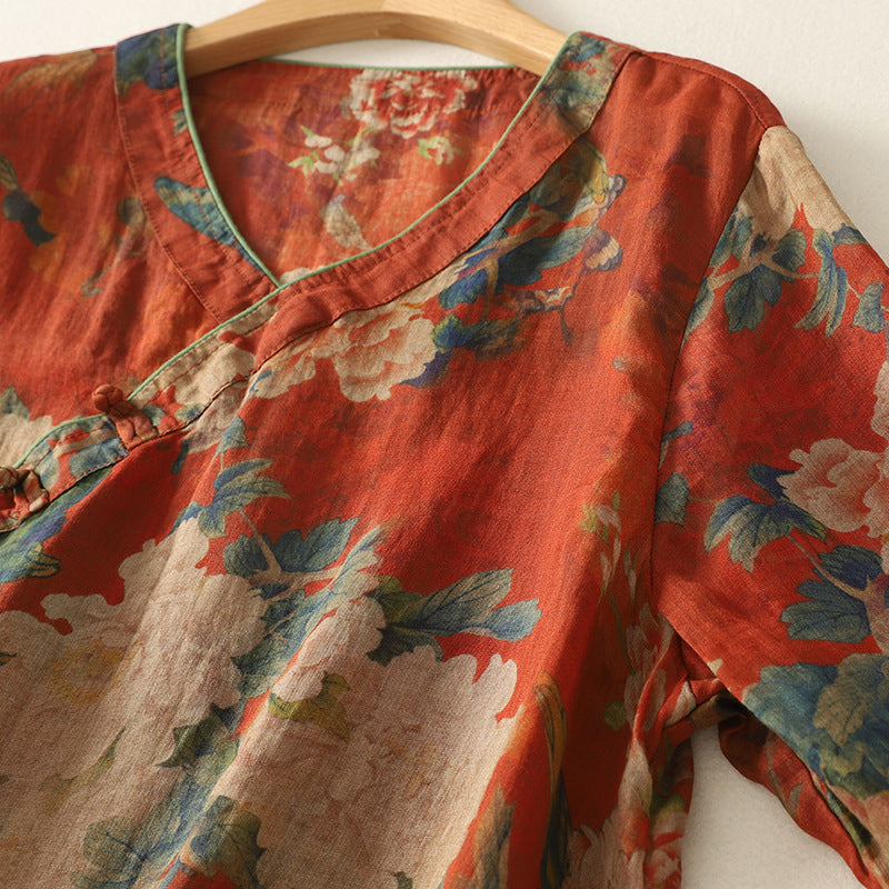 LILY LINEN BLOUSE