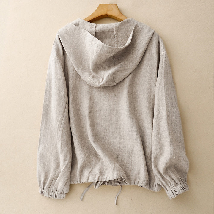 NILI LINEN HOODIE