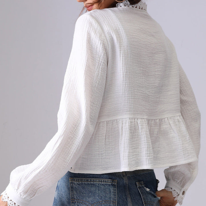 MIA LINEN BLOUSE