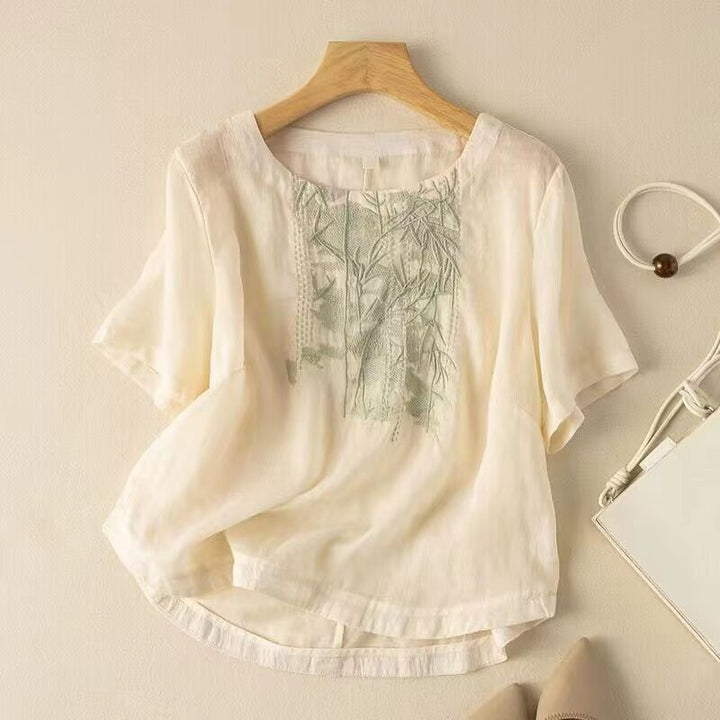 LILY LINEN BLOUSE
