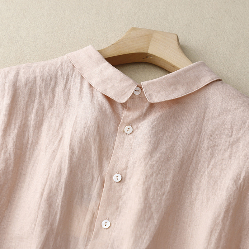 ANNA LINEN BLOUSE