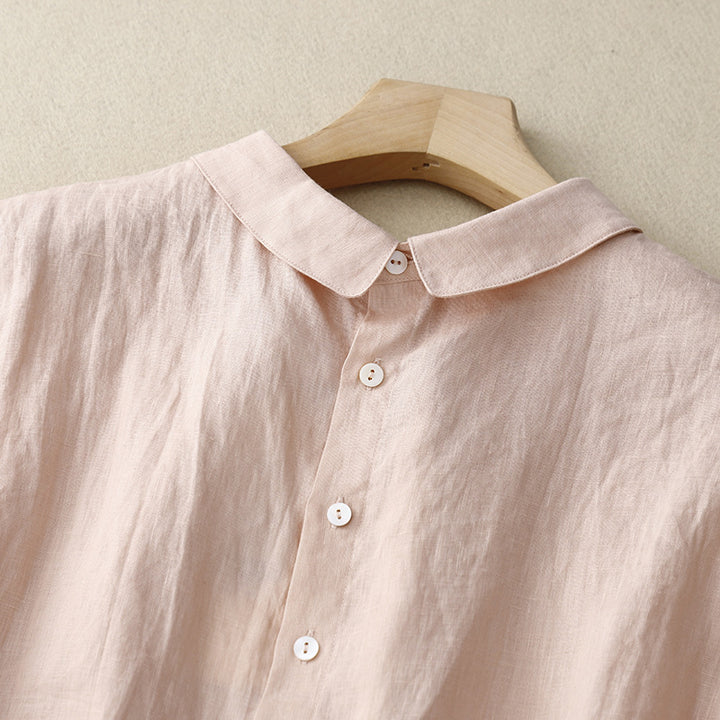 ANNA LINEN BLOUSE
