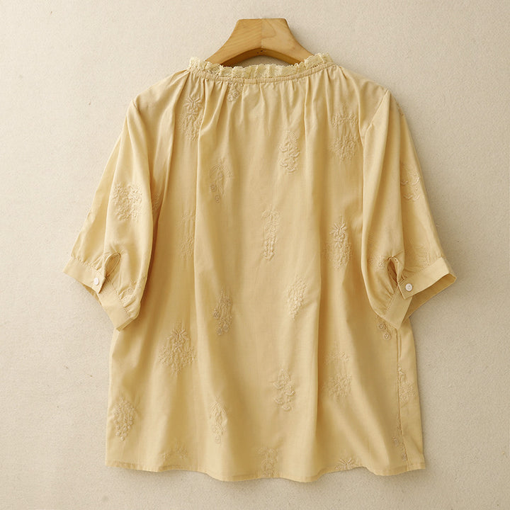 VICKY LINEN BLOUSE