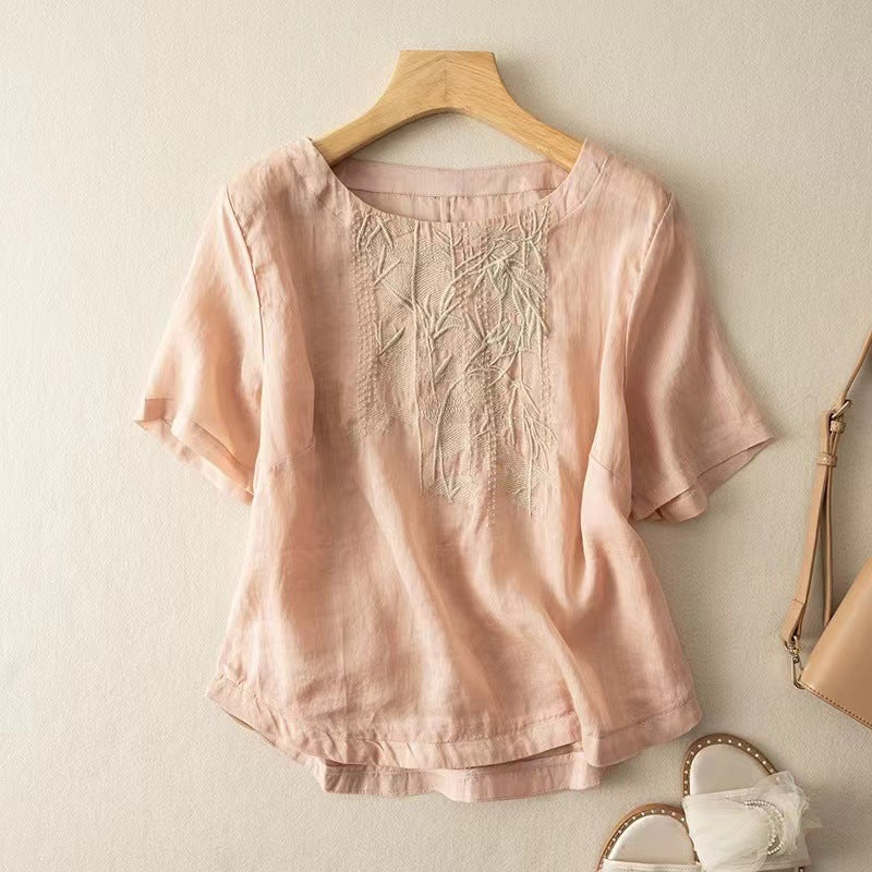 LILY LINEN BLOUSE