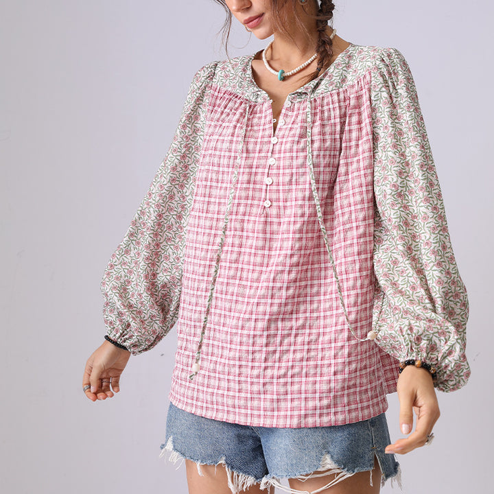 ELLA LINEN BLOUSE