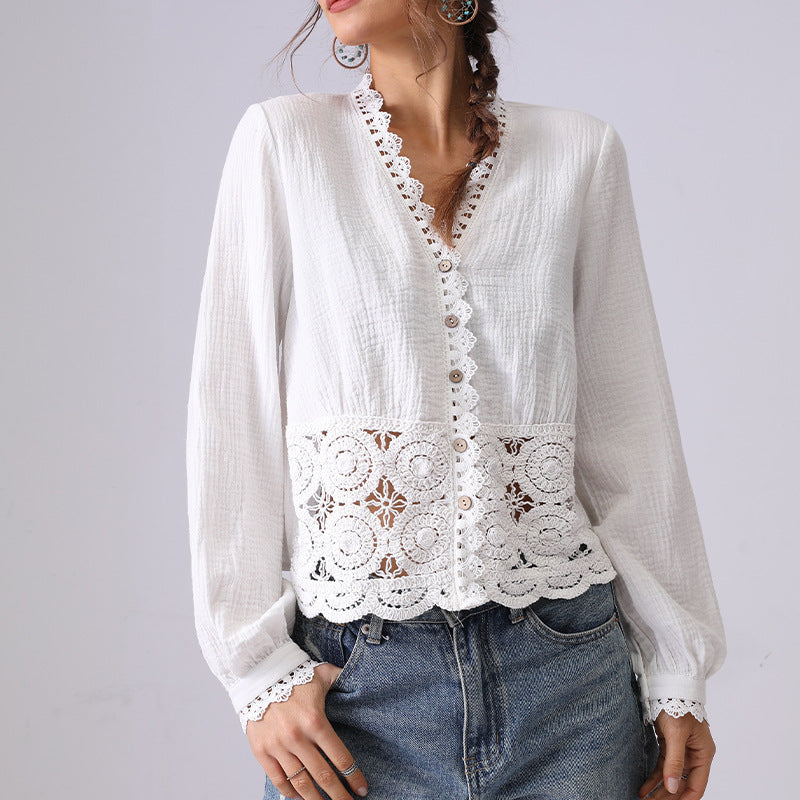 MIA LINEN BLOUSE