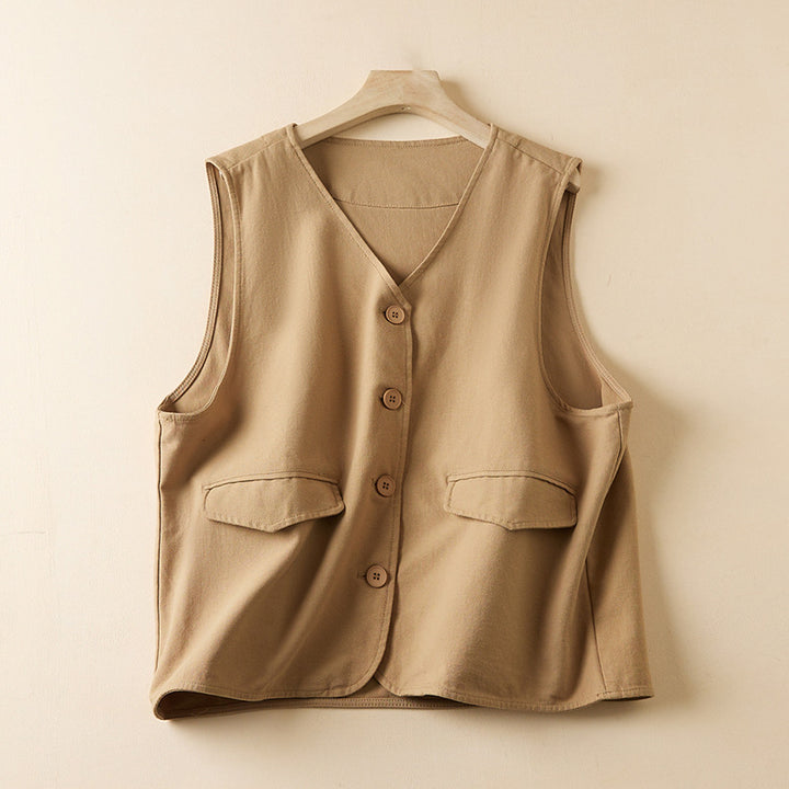 SOFIA LINEN VEST