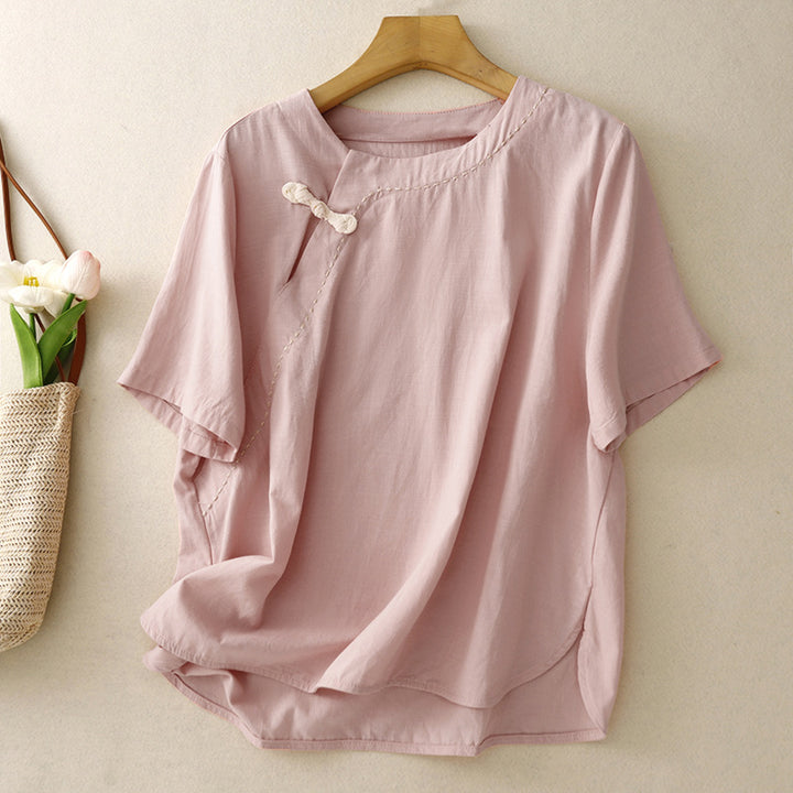 CLARA LINEN BLOUSE
