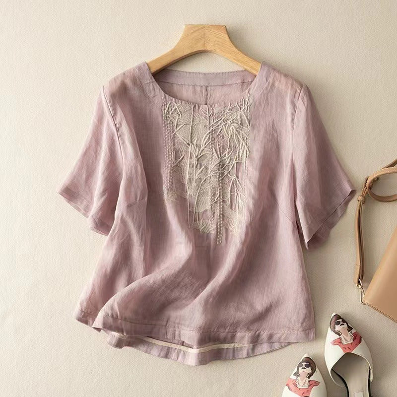 LILY LINEN BLOUSE