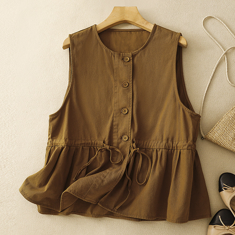 POLA LINEN VEST