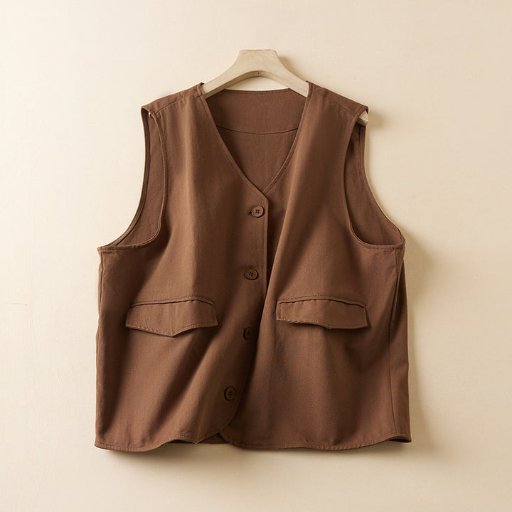 SOFIA LINEN VEST