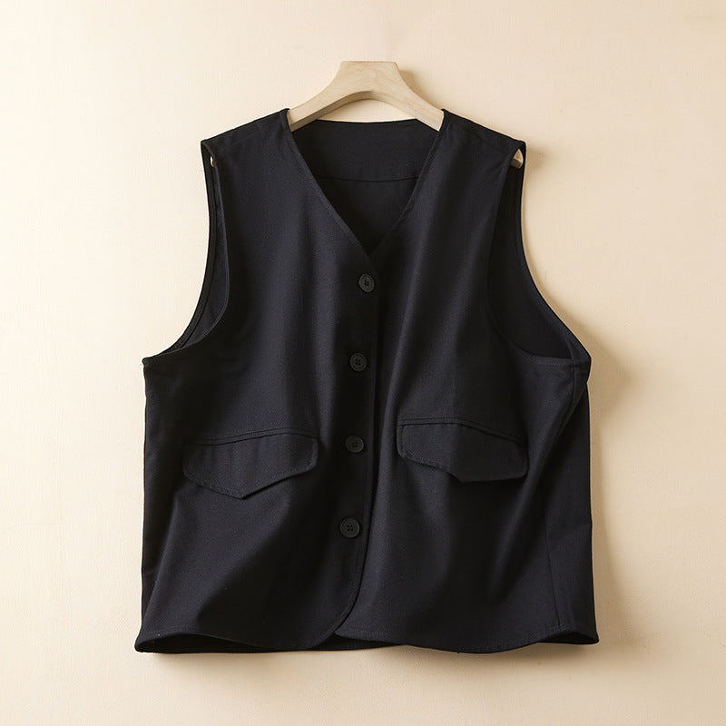 SOFIA LINEN VEST