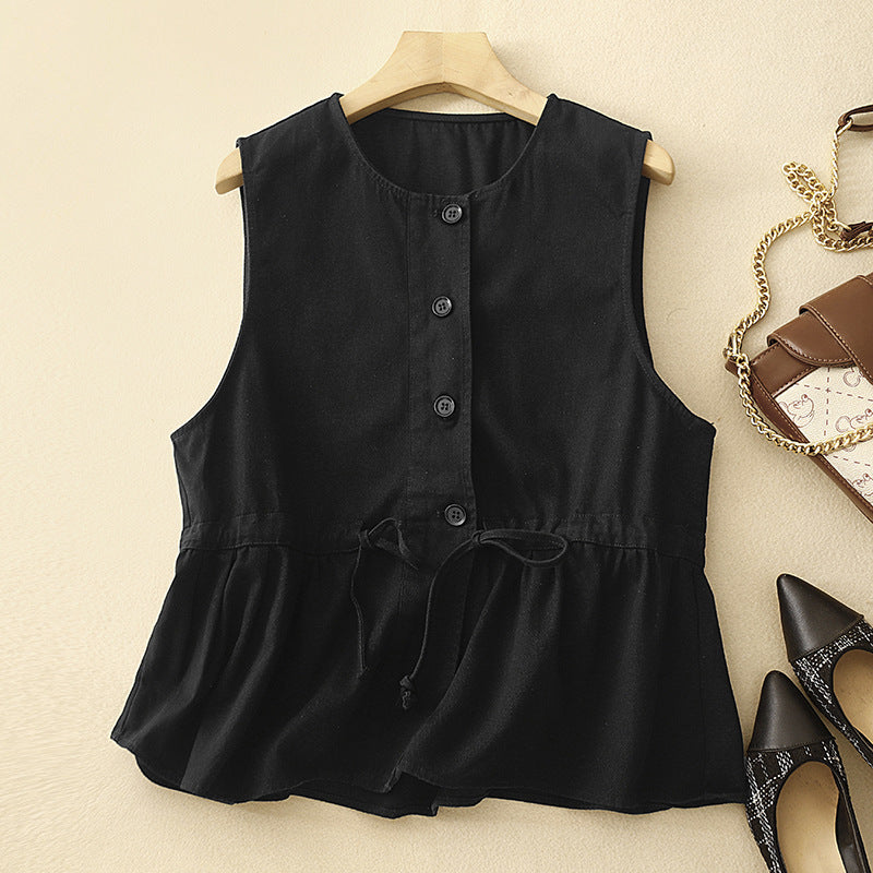 POLA LINEN VEST