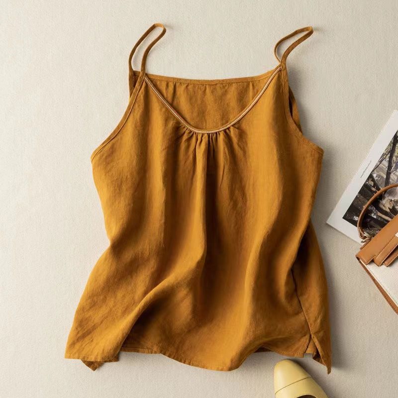JULIA LINEN TOP