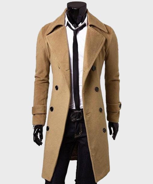 KENNETH REBELS | MEN'S DOUBLE-BREASTED WOOL COAT
