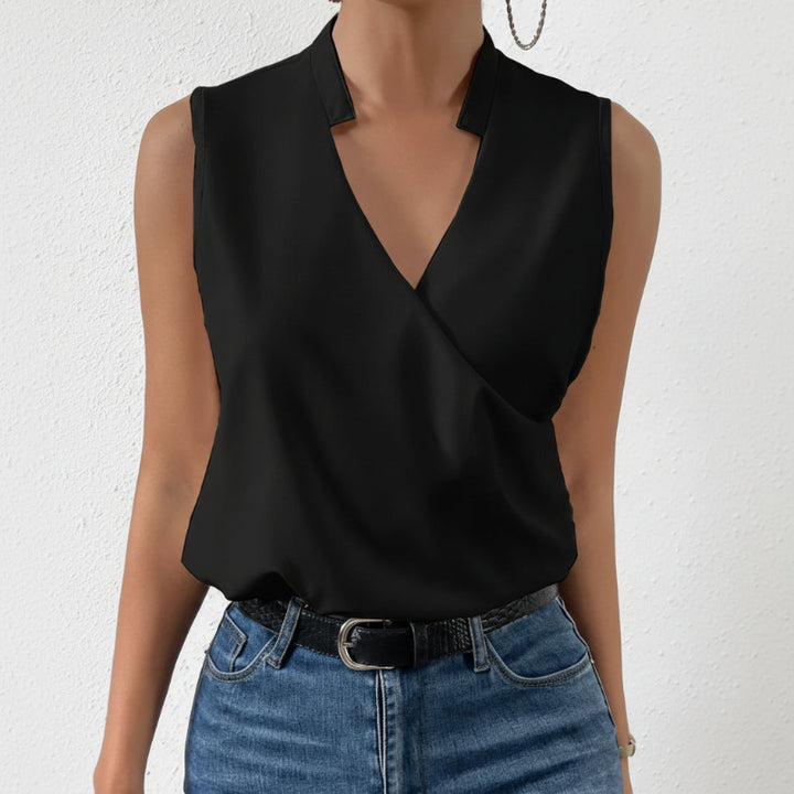 Sommertop Mit V Ausschnitt Für Damen | Lässig