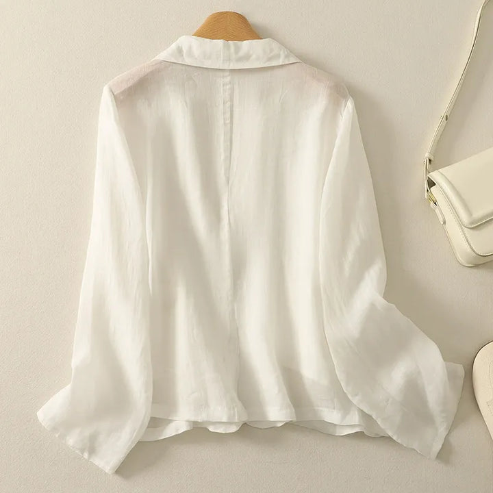 ALENA LINEN BLAZER