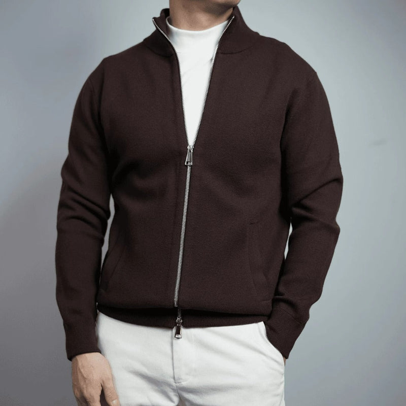 MONARCH HIGH-NECK CARDIGAN