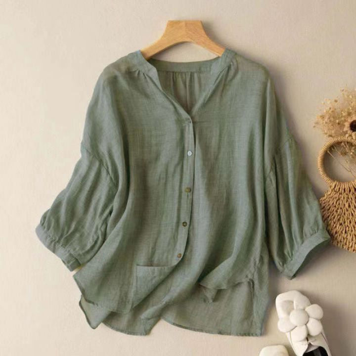 SARAH LINEN SHIRT
